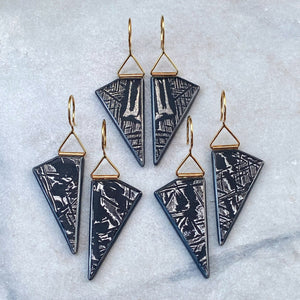 Meteorite Earrings