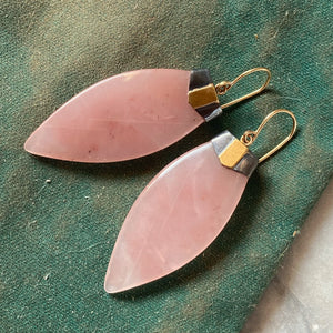Guava Quartz Earrings