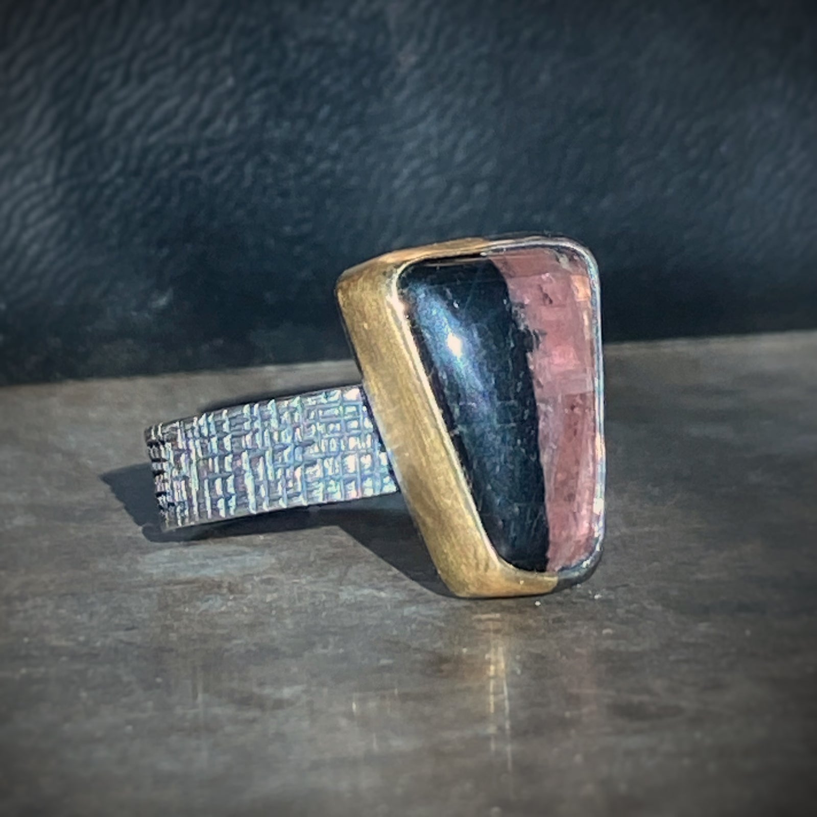 Bicolor Tourmaline Ring