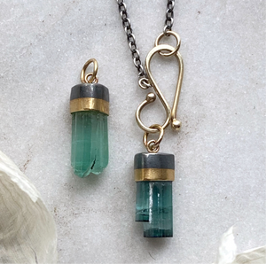 Tourmaline Wand Charm