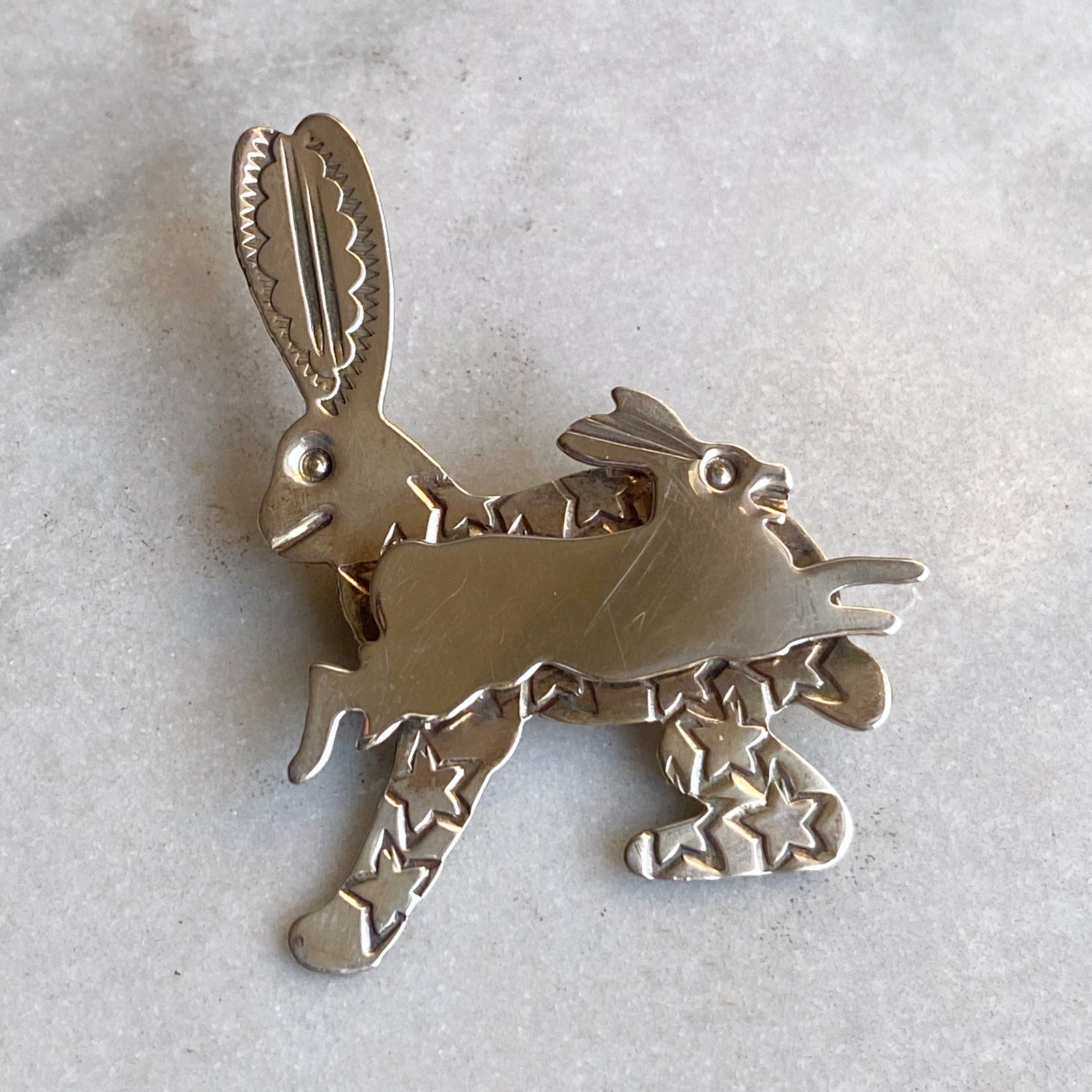 Rabbit Brooch
