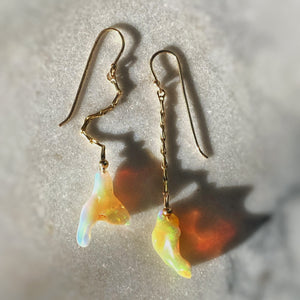 Opal Nugget Danglers