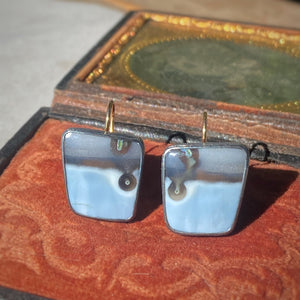 Blue Opal Earrings