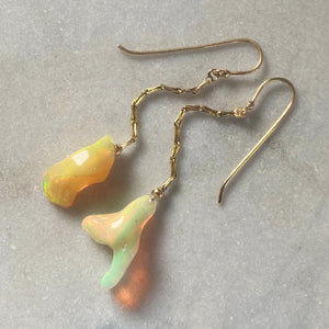 Opal Nugget Danglers