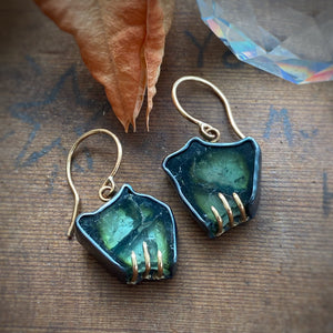 Green Tourmaline Earrings