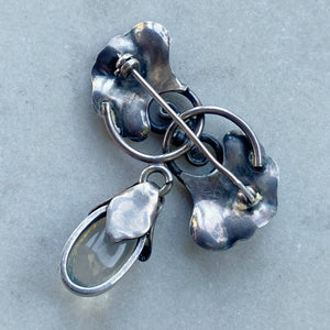 Georg Jensen Moonstone Brooch