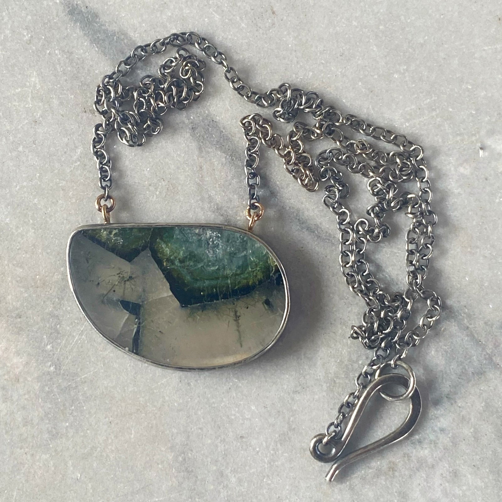 Tourmaline in Matrix Necklace