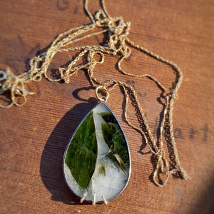 Tourmaline in Quartz Pendant