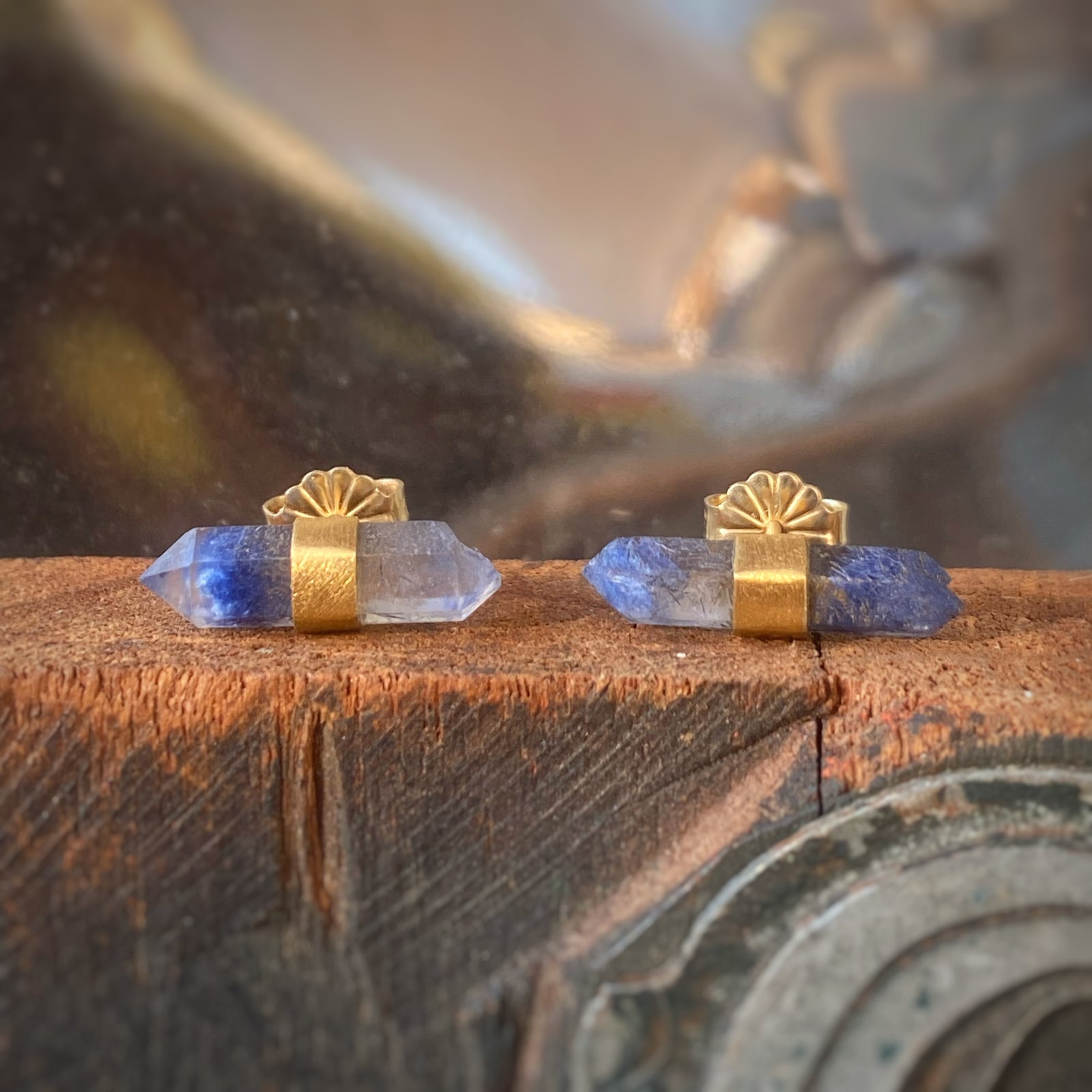 Dumortierite Earrings