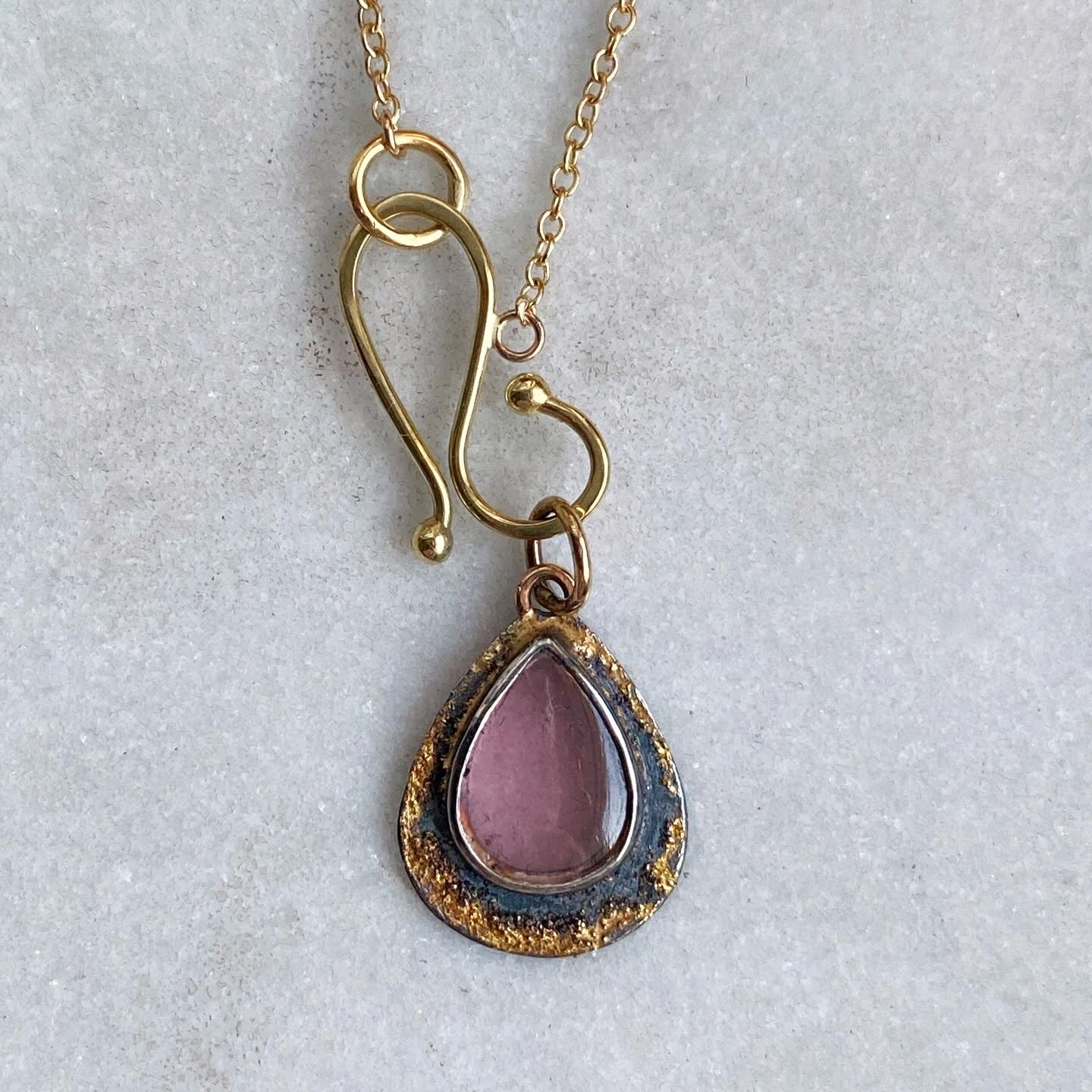 Pink Tourmaline Pendant