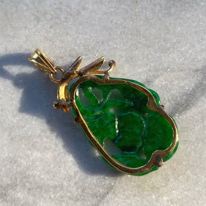 Antique Chinese Carved Nephrite Jade Ruyi Pendant