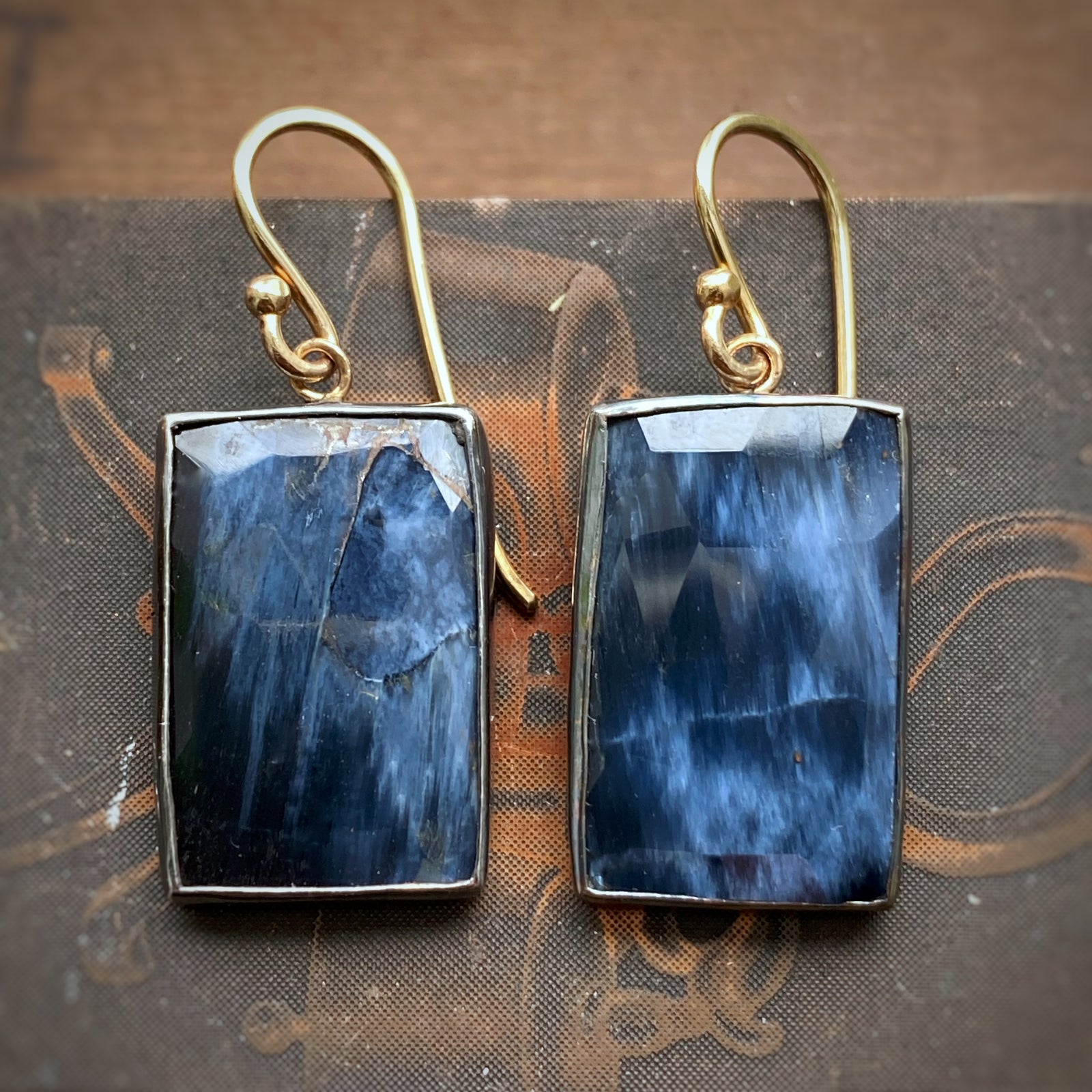Petite Pietersite Earrings