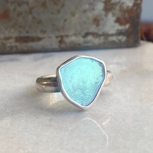 Teal Tourmaline Ring