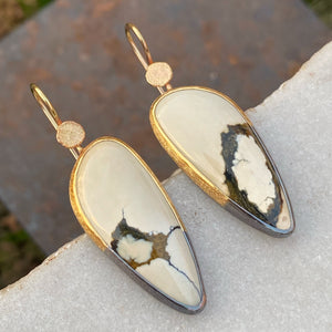 More Gift-wrapped Ivory Creek Variscite Earrings