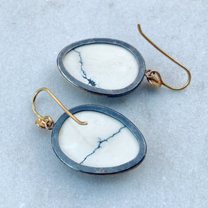 Gift-wrapped Ivory Creek Variscite Earrings