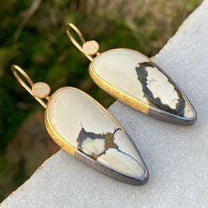 More Gift-wrapped Ivory Creek Variscite Earrings
