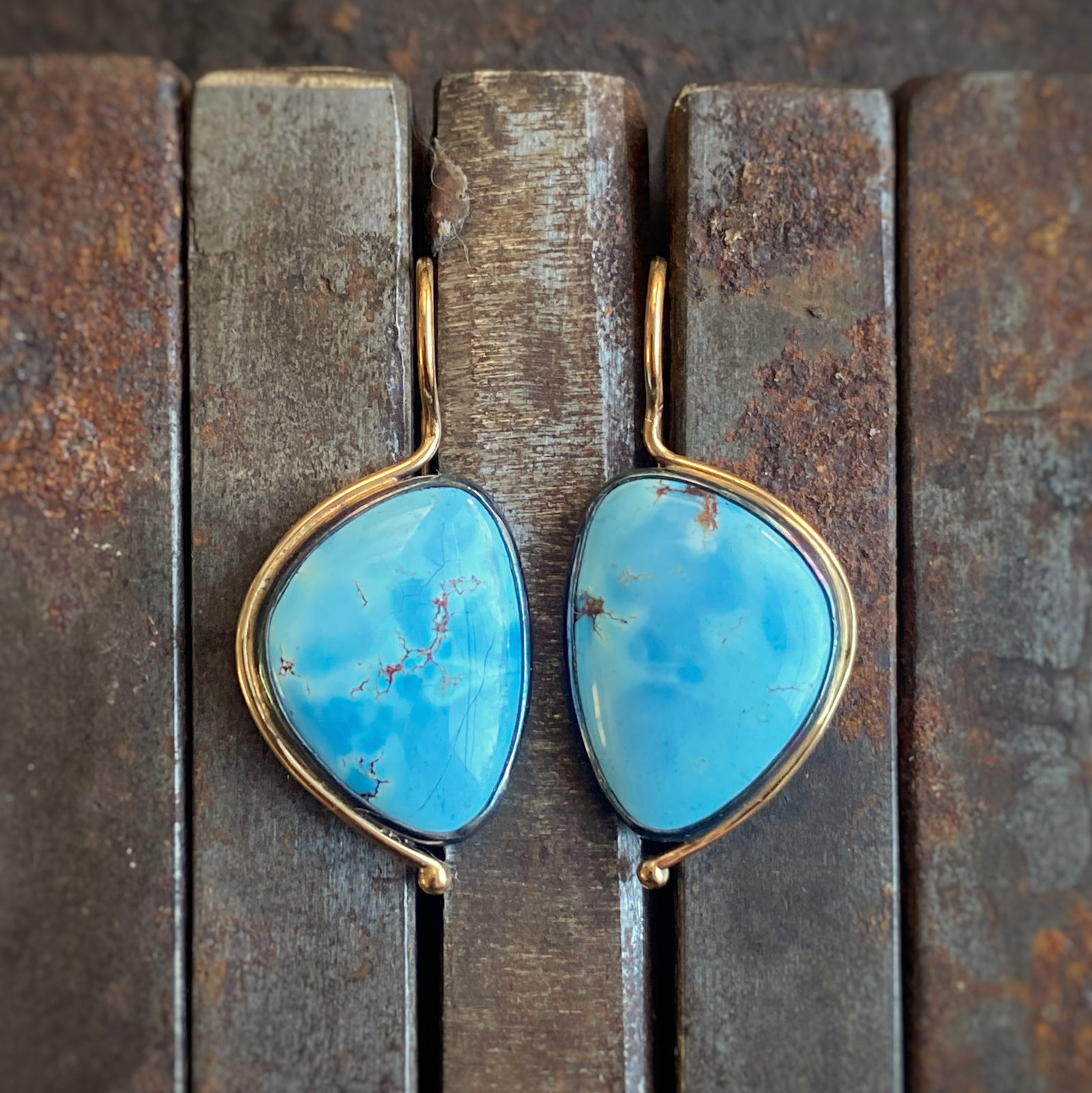 Golden Hills Turquoise Earrings