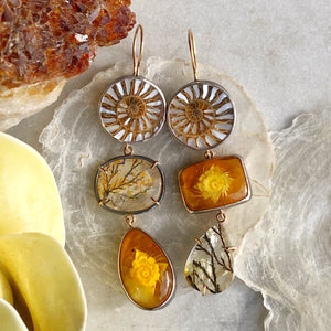 Golden Totem Earrings