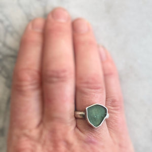 Teal Tourmaline Ring