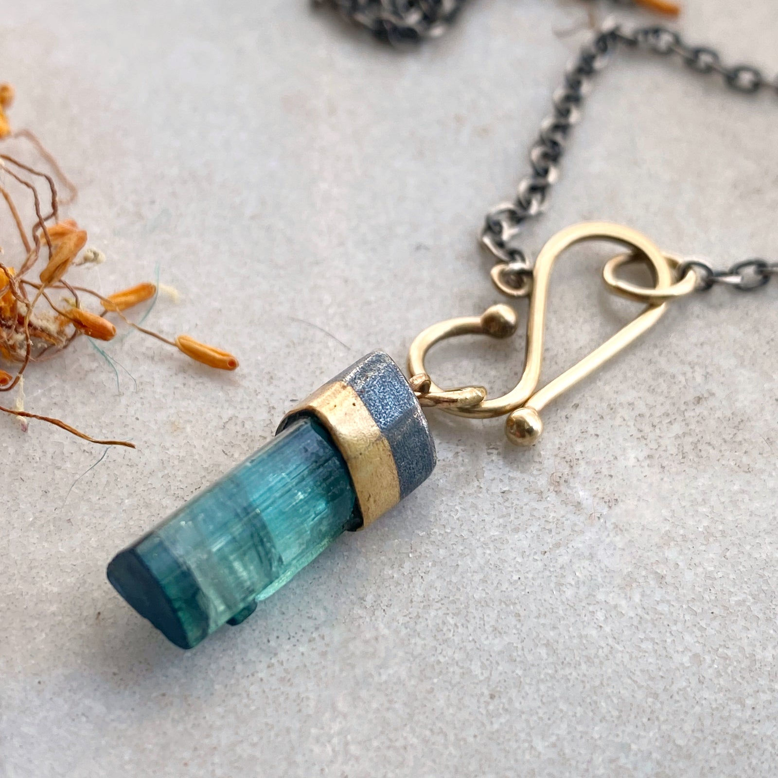 Tourmaline Wand Charm