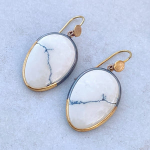 Gift-wrapped Ivory Creek Variscite Earrings