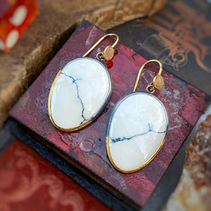 Gift-wrapped Ivory Creek Variscite Earrings