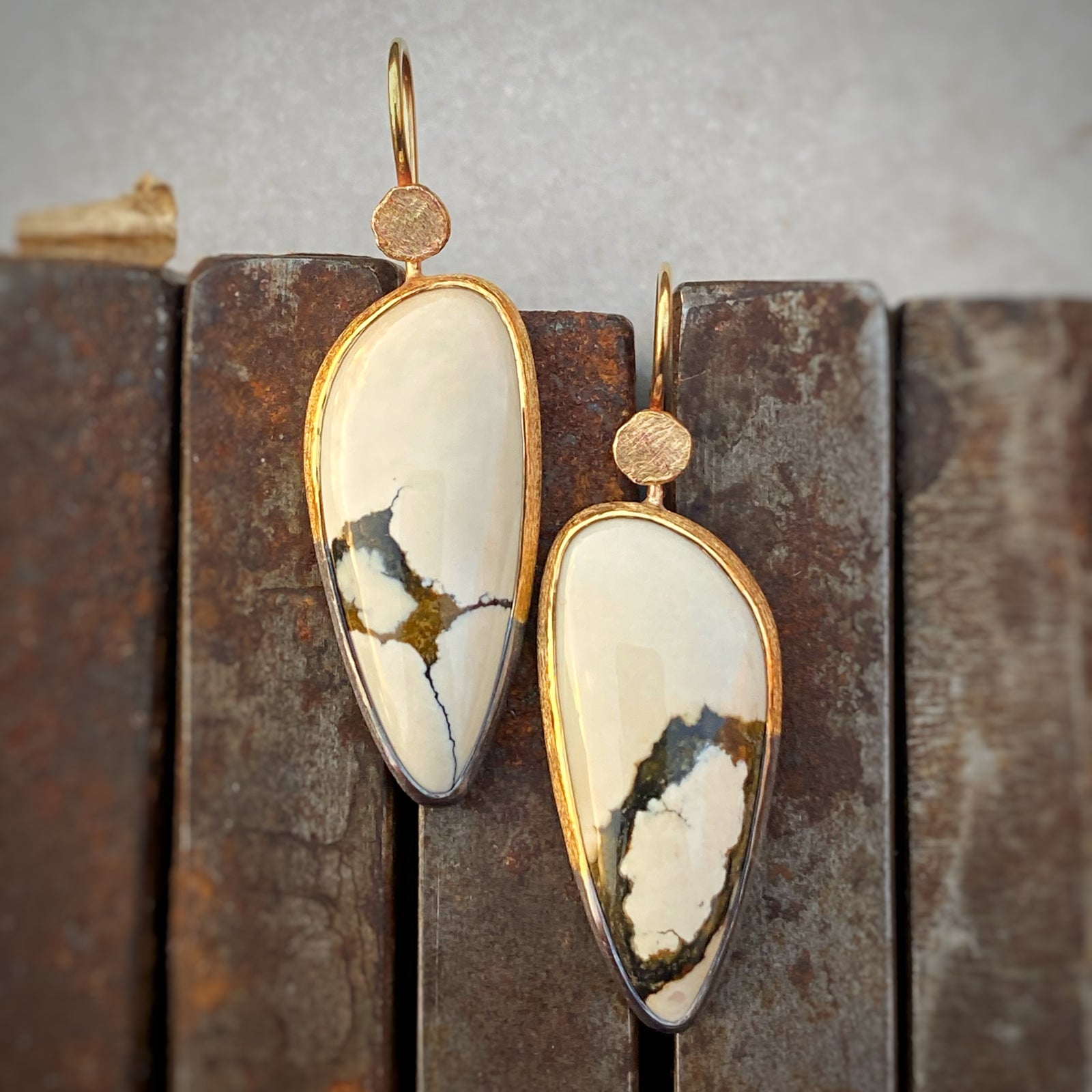 More Gift-wrapped Ivory Creek Variscite Earrings