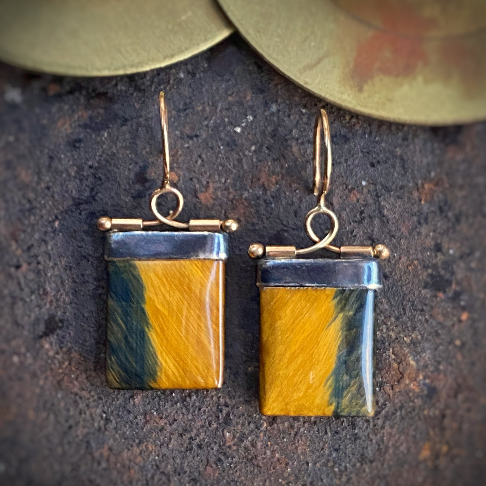 Tiger’s Eye/Hawk’s Eye Earrings