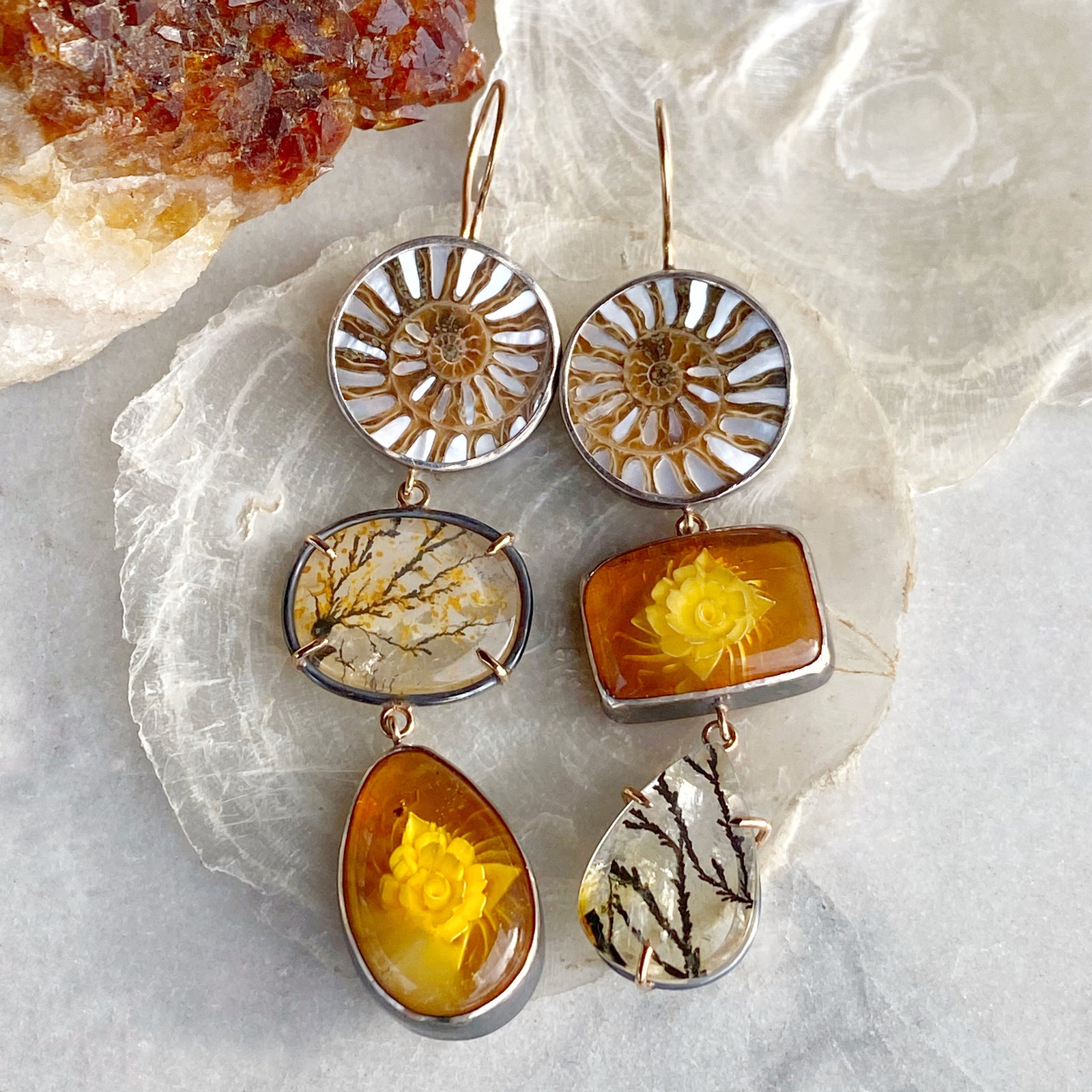 Golden Totem Earrings