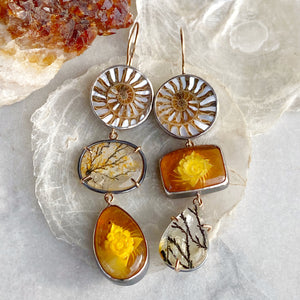 Golden Totem Earrings