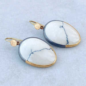 Gift-wrapped Ivory Creek Variscite Earrings