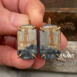 Picasso Jasper Earrings