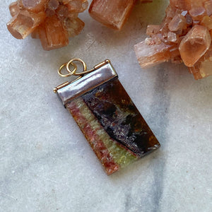 Multicolor Tourmaline Pendant