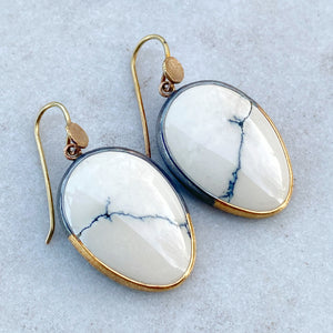 Gift-wrapped Ivory Creek Variscite Earrings