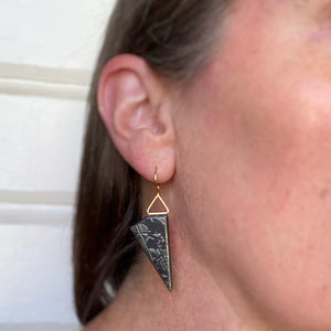 Meteorite Earrings