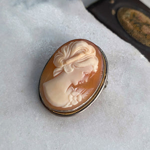 Victorian Cameo Brooch/Pendant