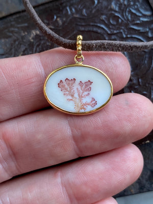 Dendritic Agate Pendant