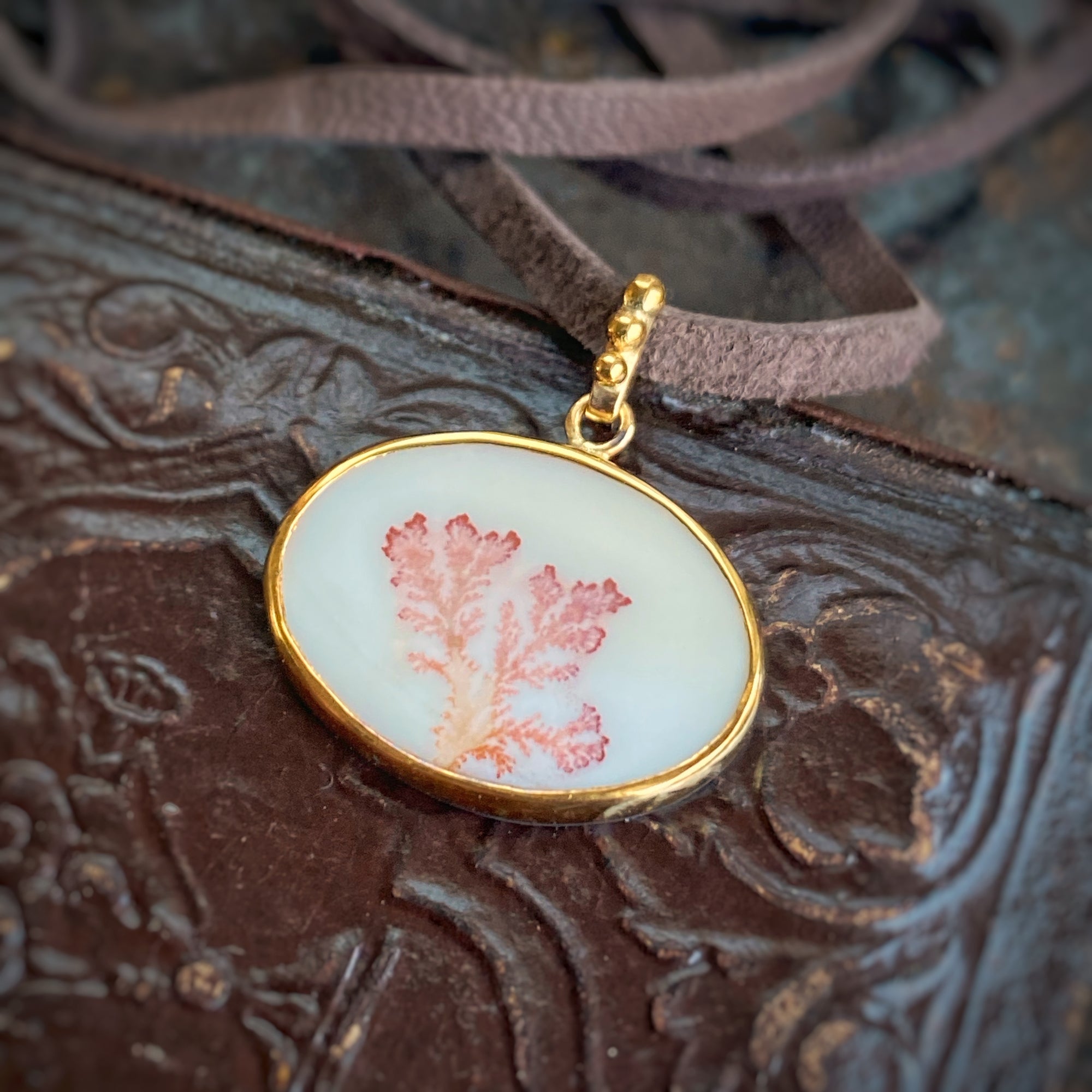 Dendritic Agate Pendant