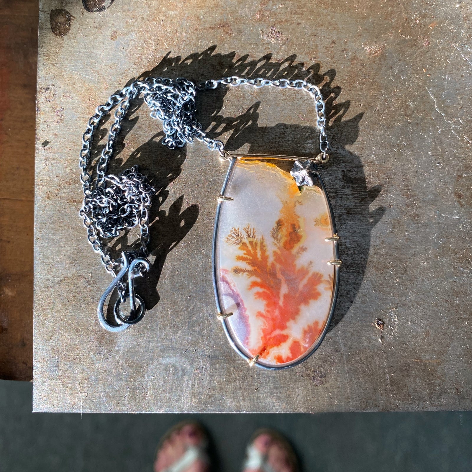 Dendritic Agate Necklace