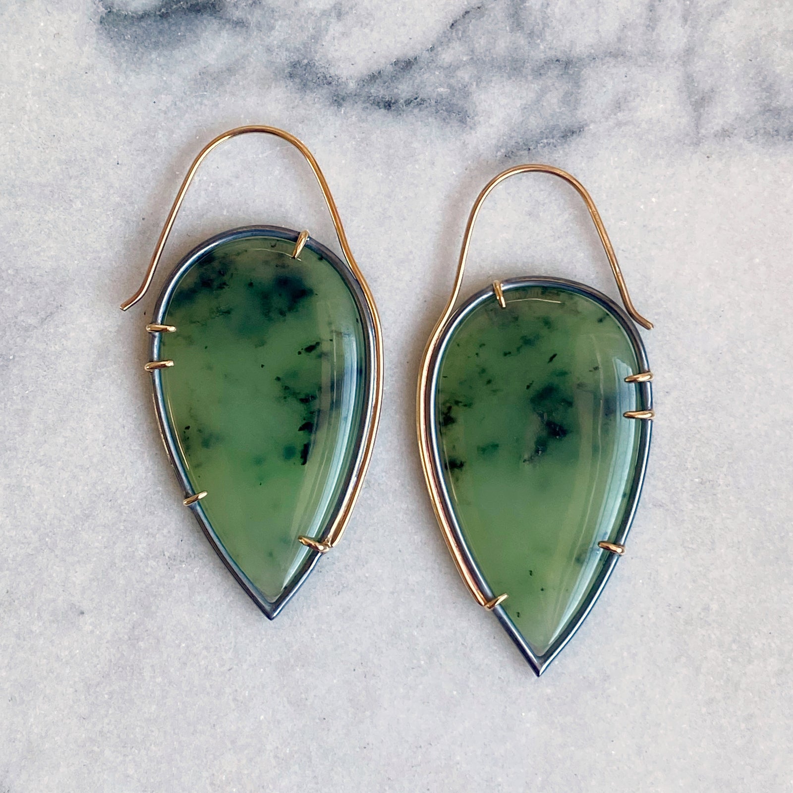 Siberian Jade Earrings