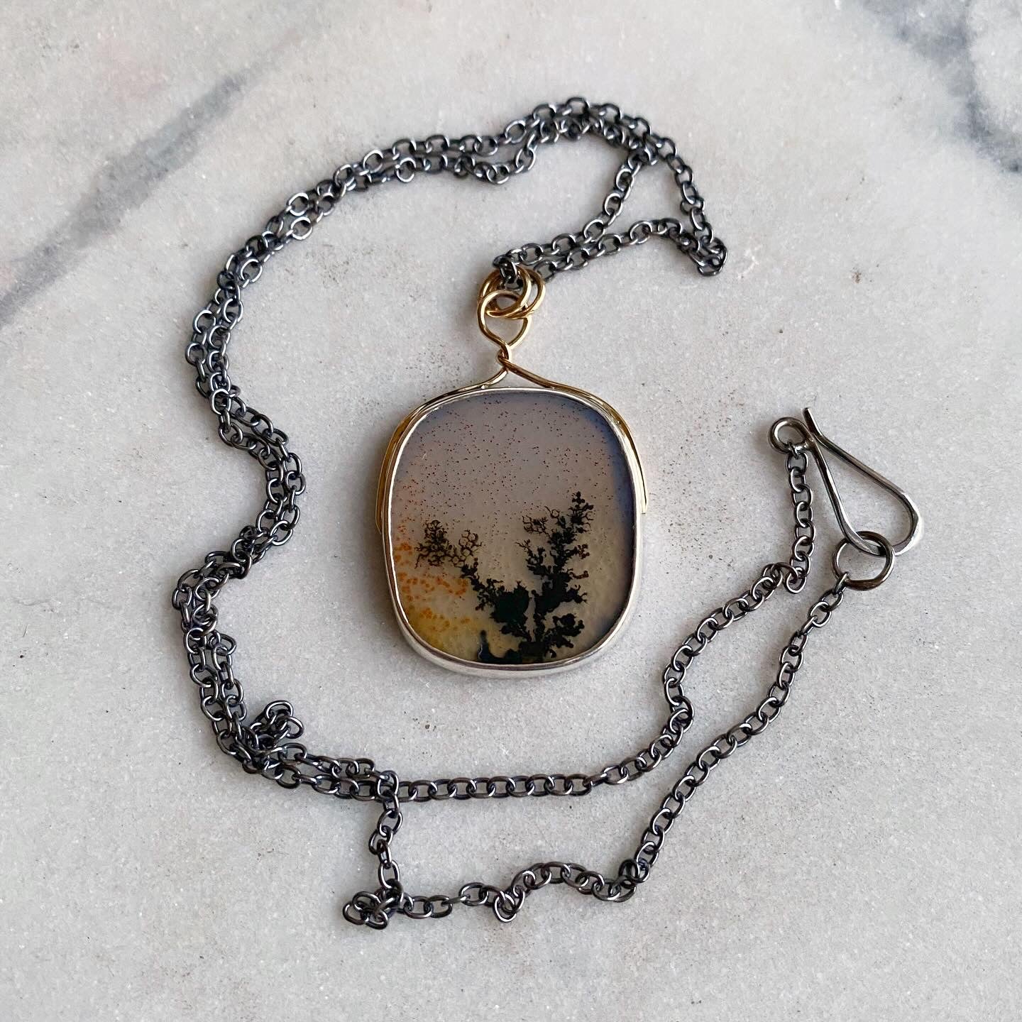 Dendritic Agate Necklace