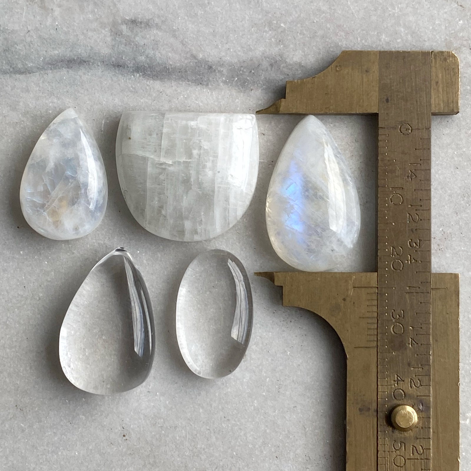 Moonstone and Quartz Lot