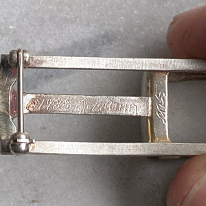 Sterling Silver Chair Pin