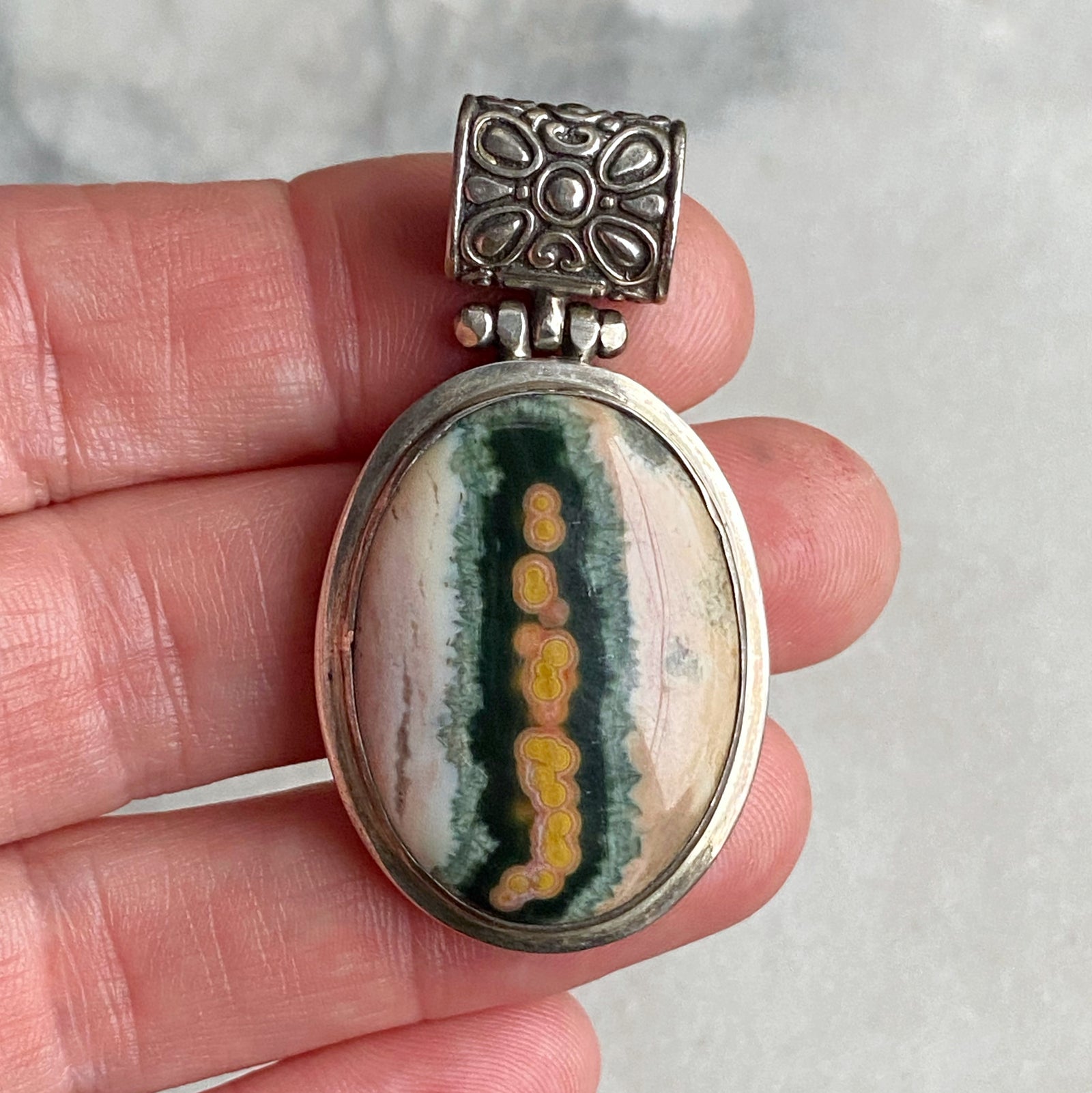 Ocean Jasper Pendant