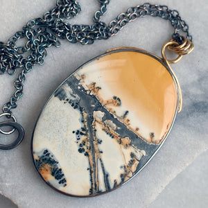 Landscape Maligano Jasper Necklace