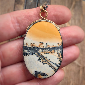 Landscape Maligano Jasper Necklace