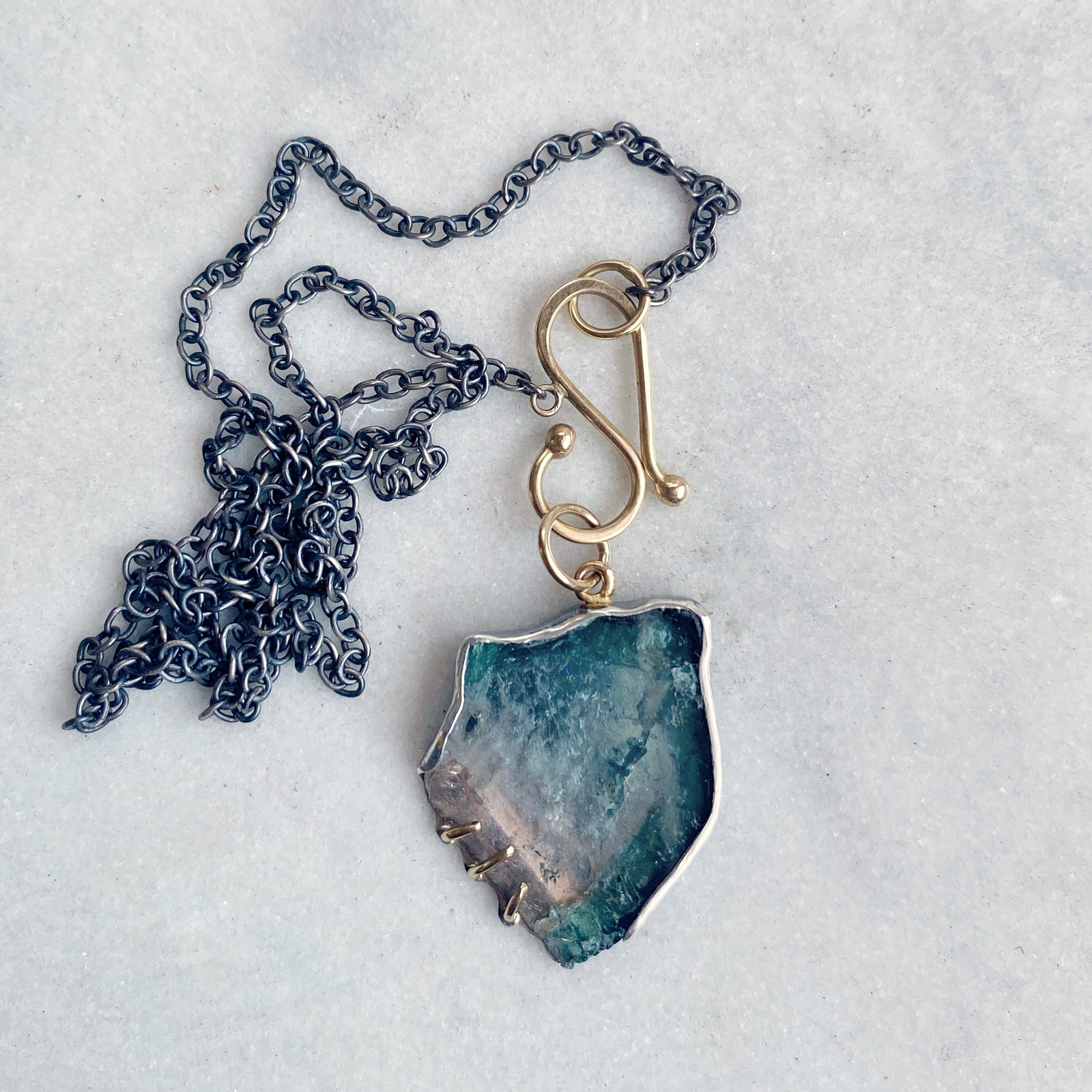 Bicolor Tourmaline Pendant