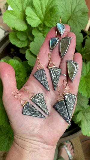 Meteorite Earrings