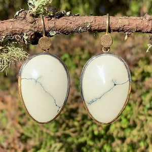 Gift-wrapped Ivory Creek Variscite Earrings