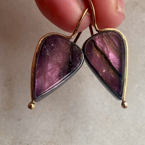Liddicoatite Tourmaline Earrings